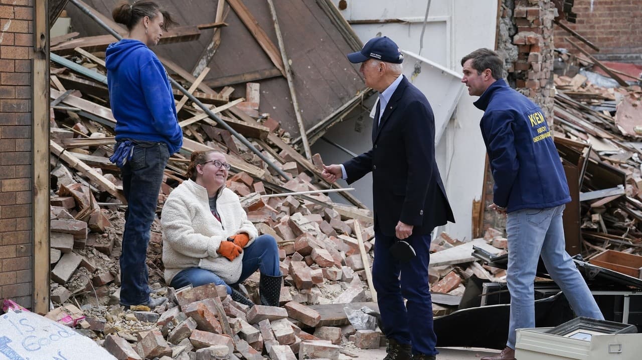 Biden navštívil spustošené oblasti: Takéto škody po tornáde som ešte nevidel