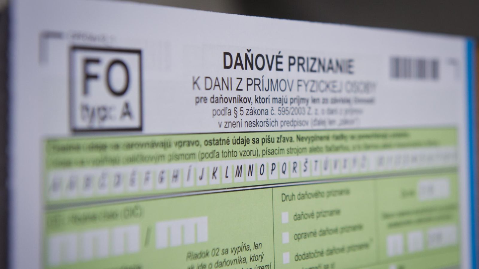 Finačná správa rozošle predvyplnené daňové priznanie k dani z motorových vozidiel